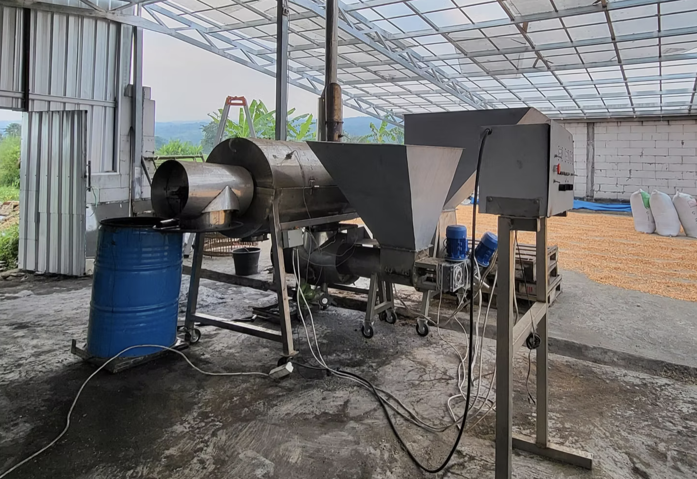 WasteX's Biochar Equipment