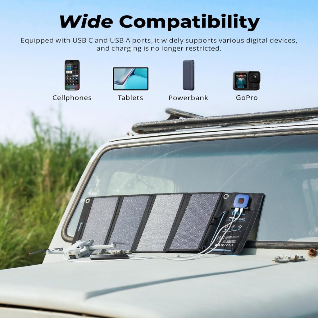 BigBlue Portable Solar Charger Details