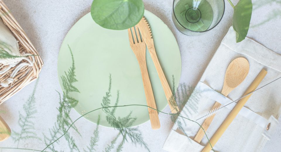 Photo of eco-friendly utensils.