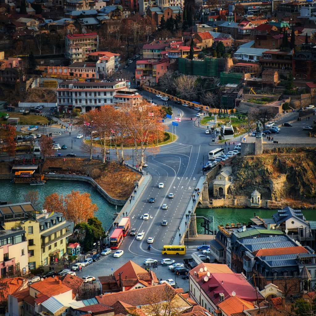 Metekhi Bridge, Tbilisi, Georgia. Photo by Kent Tupas on Unsplash.